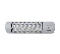Zephir HZQ1200W Stufa al Quarzo da Parete 1200 W IP24 con Tirante