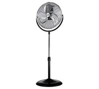Zephir PFS50B Ventilatore a Piantana Cromato e Nero Elevata efficienza