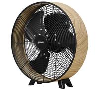 Zephir PL12LE Ventilatore a piantana pale da 30 cm 3 Velocita Colore Nero, Legno