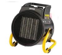 Zephir Termoventilatore Stufa elettrica Industriale Potenza 3000 Watt Basso rumore colore Nero - ZML30P