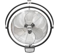Zephir VENTILATORE DA MURO ZVI50CM Ø50 cm IN METALLO CROMATO CAVO LUNGO 2 m