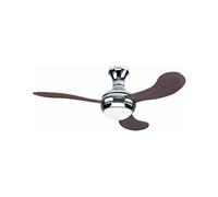 ZEPHIR - VENTILATORE DA SOFFITTO 4 PALE ARGENTO CM.122 CON LAMPADA ZFR4121S