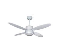 Zephir, Ventilatore da Soffitto, Ventilatore con Luce, Colore Bianco, 3 Velocità