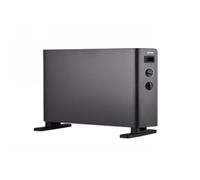 Zephir ZCV2100M-N Termoconvettore Elettrico da Terra 2000W 3 Livelli di Potenza 2000W Termostato Regolabile Protezione Antisurriscaldamento e Antiribaltamento Colore Nero