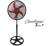 Ventilatore a Piantana Potente Metallo Silenzioso 45cm Industriale ZEPHIR Fresco