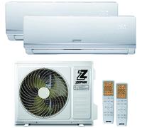 Zephir Zephir Climatizzatore Dual 9000+12000 BTU WiFi con 2 Telecomandi