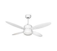 Zephir ZFR4107B Ventilatore da Soffitto con Lampada