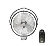 ZEPHIR - ZVI50CM Ventilatore da muro 50 cm con telecomando, 115 watt, 3 velocita, 3 pale oscillanti in alluminio, cavo 2 metri