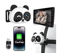 Zephviora Adattatore wireless CarPlay 2 in 1 e telecamera per auto per bambini, 1080p HD, con grandangolo a 150° e visione notturna, per veicoli con CarPlay cablato (dal 2016)