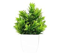 Zephylix Bonsai artificiale, piante artificiali da interno piante finte bonsai piccole piante finte 6,5 x 2,76 "per libreria, bagno, decorazione per la casa, casa colonica, giardino zen