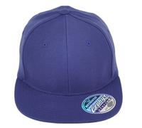 Zephyr Viola Flex Fit Giovani Bambini Cappello Piatto Semplice Stretch Solido