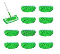 ZephyrCraft 10 Pezzi Panni Riutilizzabili per Swiffer Swiffer Mop, Riutilizzabili e Lavabili in Microfibra Panni per Pavimenti Asciutti e Bagnati, Ideali per la Pulizia di Pavimenti Duri e in Legno
