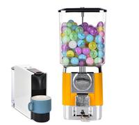 ZephyrGlow Distributore Automatico Macchine Distributrici di Capsule, Distributore Commerciale di Monete, Distributore Automatico di Caramelle per Aziende O per La Casa,Yellow