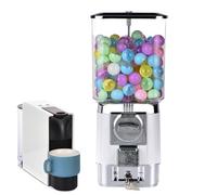 ZephyrGlow Distributore Automatico Macchine Distributrici di Capsule, Distributore Commerciale di Monete, Distributore Automatico di Caramelle per Aziende O per La Casa,White