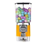 ZephyrGlow Gumball Dispenser, Distributore di Caramelle con Gettoniera, Distributore Automatico Macchine Distributrici di Capsule, per La Casa, Negozi di Giochi,Yellow