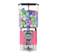 ZephyrGlow Gumball Dispenser, Distributore di Caramelle con Gettoniera, Distributore Automatico Macchine Distributrici di Capsule, per La Casa, Negozi di Giochi,Pink