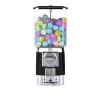 ZephyrGlow Gumball Dispenser, Distributore di Caramelle con Gettoniera, Distributore Automatico Macchine Distributrici di Capsule, per La Casa, Negozi di Giochi,Black