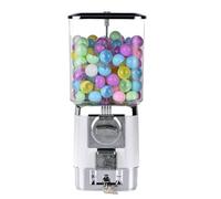 ZephyrGlow Gumball Dispenser, Distributore di Caramelle con Gettoniera, Distributore Automatico Macchine Distributrici di Capsule, per La Casa, Negozi di Giochi,White