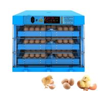 ZephyrGlow Incubatrice per Uova Professionale - Incubatrice per Pulcini, Rotazione Automatica, Giratura Automatica delle Uova, Aggiunta Automatica dell'Acqua,192Egg