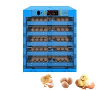 ZephyrGlow Incubatrice per Uova Professionale - Incubatrice per Pulcini, Rotazione Automatica, Giratura Automatica delle Uova, Aggiunta Automatica dell'Acqua,320Egg