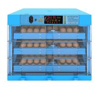 ZephyrGlow Incubatrice per Uova Professionale, Uova di Gallina Incubatrice per Pulcini Completamente Automatica, Rotazione Automatica, Incubatrice Uova Premium per Fattoria e Casa,192Egg