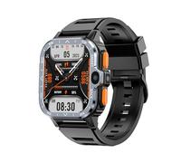 Zephyrion Smart Watch Phone 4G con GPS 2,03 '' Schermo Quadrato da Uomo Smartwatch Doppia Fotocamera Android 8.1 WiFi Maps Video Chat IP67 Impermeabile Fitness Activity Tracker (2GB+16GB, Nero)