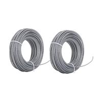 ZephyVita Bobina di filo di nylon grigio per tosaerba, leggera, pratica, per Bosch Art 24 27 30 36