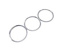 ZEPHYX Anello di uscita dello sfiato AC for condizionatore d'aria for auto, for Mazda MX-5 MX5, for Mazda 2 CX-3 CX3 RF ND Accessori auto Copertura della presa d'aria del cruscotto (Size : SILVER)