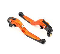 ZEPHYX Leva freno e frizione, for 690 DUKE SMC R Supermoto 690 LC4 SUPERMOTO 640 DUKE II Accessori moto pieghevole allungabile Leva della maniglia del freno (Size : Orange)