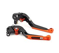 ZEPHYX Leva freno e frizione, for 690 DUKE SMC R Supermoto 690 LC4 SUPERMOTO 640 DUKE II Accessori moto pieghevole allungabile Leva della maniglia del freno (Size : Schwarz)