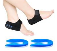ZEPIQOR 1 paio di protezione per sperone calcaneare, proteggi tallone per scarpe, solette gel per tallone ortopedico in silicone per scarpe, salva talloniera, tallonite(L)