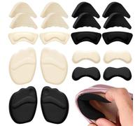 ZEPIQOR 10 Paia Tallone Cuscino, Cuscini per Tallone Cuscinetti per Scarpe Proteggi Tallone Scarpe Uomo Donne, Inserti per Cuscino Sul Retro Del Tallone per Scarpe Troppo Grandi cuscinetti per scarpe