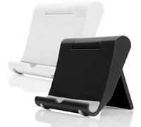 ZEPIQOR 2 Pezzi Supporto Per Cellulare Porta Cellulare Tavolo,Supporto Cellulare Tavolo Regolabile,Supporto Telefono Regolabile Da Tavolo,Compatibile Con Smartphonete