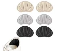ZEPIQOR 3 Paia Tallone Cuscino,Cuscini per Tallone,Cuscinetti per Scarpe,Proteggi Tallone Scarpe Uomo Donne,Inserti per Cuscino Sul Retro Del Tallone per Scarpe Troppo Grandi,Migliorare la vestibilità
