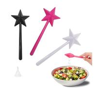 ZEPIQOR 3 Pezzi bacchette magiche per sale e pepe, saliera e pepiera, bacchetta magica a forma di stella per la cucina, sconosciuta bacchetta magica per sale e pepe, saliera e pepe
