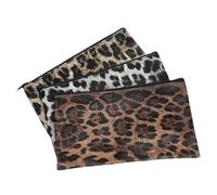 ZEPIQOR 3 Pezzi Busta Porta Soldi, Cartelle con Cerniera in PU, Pochette Portadocumenti, Busta Porta Documenti, Impermeabili Borsa Porta Soldi con Cerniera per Cosmetici, Denaro Contante, Monete