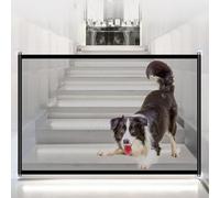 ZEPIQOR Cancelletto per Bambini Estensibile, 0-180 cm Cancello Barriera Sicurezza Griglia Espandibile per Porte, 72 * 180cmScale e Corridoi, Uso Interni ed Esterni, Grigiono