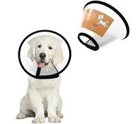 ZEPIQOR Collari Protettivi e Coni Forma Cono per Cane Gatto Collari Protettivi e Coni Collare Collare Anti Morso o Leccata Collare Regolabile Adatto per 5 kg Gattini e 4 kg Cuccioli
