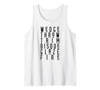 Zeppa COPRILETTO Trim Bisque Glaze Fire Ceramica Ceramica Meme Canotta