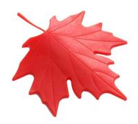 Zeppa per porta in stile foglia, 1 fermaporta in, fermaporta a cuneo per casa, giardino, ufficio, rosso