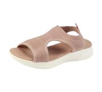 Zeppa sandali con plateau e punta aperta, eleganti e comodi, donna, scarpe estive casual, perfette per vacanze e passeggiate/A