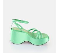 Zeppe da donna Buffalo Joy Mss Sandal - Vegan Vert 39