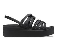 Zeppe da donna Crocs Brooklyn Strappy Low Wdg Noir 36/37