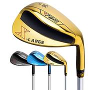 Zeppe da golf 56/60D con zeppa sabbiosa grande, per uomo e donna (blu, 56 gradi)