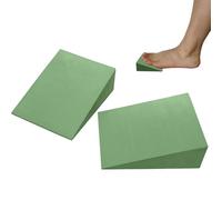 Zeppe per squat, cuneo professionale in schiuma per squat, cuneo in schiuma allungata per abbassare le gambe, migliorare la forza, cuscino poggiapiedi in schiuma inclinato per stretching