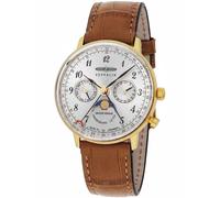 Zeppelin 7039-1 Hindenburg Lunaphase Orologio Donna 36mm 3ATM