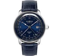 Zeppelin 7668-3 Los Angeles LZ126 Automatico Orologio Uomo GMT 43mm 5ATM