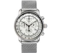 Zeppelin 7680M-1 Allarme Cronografo 100 anni Orologio Uomo 43mm 5ATM