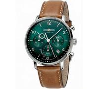 Zeppelin 8086-4N Hindenburg LZ129 Cronografo Solare Orologio Uomo 41mm 5ATM