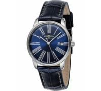 Zeppelin 83453 Orologio da polso Flatline 35mm 5ATM Quarzo Unisex Blu Argento